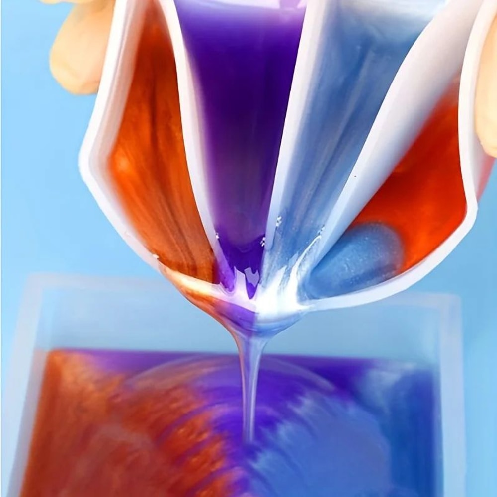 Fluid Art Silicone Paint Diverter DIY Craft Pour Tool 5