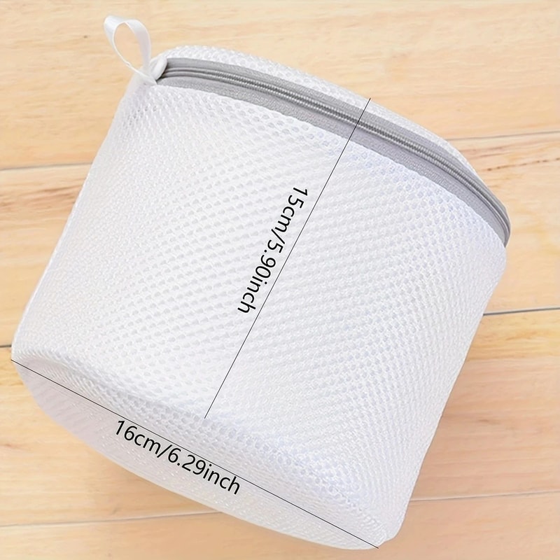 Mesh Laundry Bag For Lingerie Bra Washing With Zipper 1