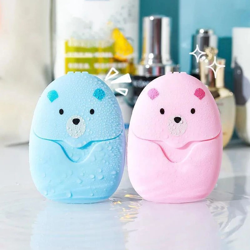 Water Soluble Paper Soap Sheets Gentle Portable Hand Wash 0