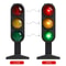 Mini Traffic Light Toy Lamp Simulation Road Signal Decor 8