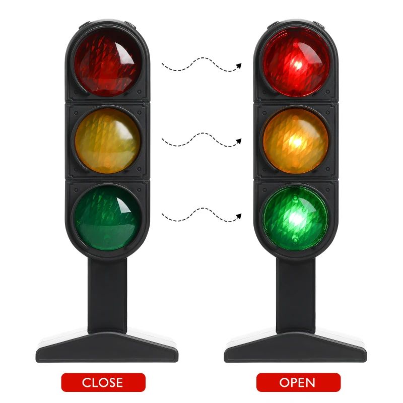 Mini Traffic Light Toy Lamp Simulation Road Signal Decor 8