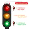 Mini Traffic Light Toy Lamp Simulation Road Signal Decor 5