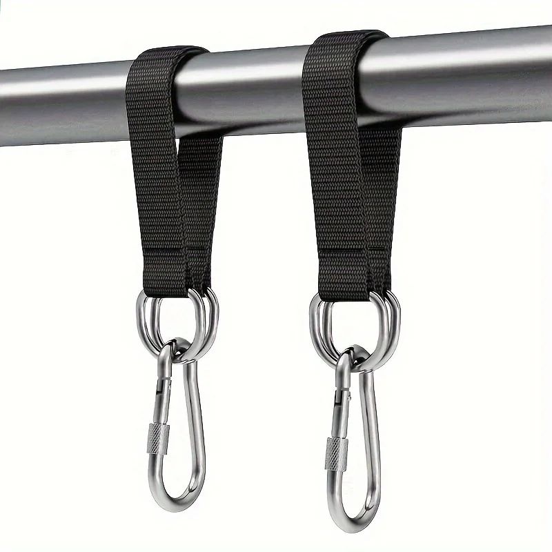 Heavy Duty Hammock Hanging Straps With Steel Hooks 2