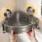 Corner Suction Cup Bathroom Shelf No Drill Storage Basket 4
