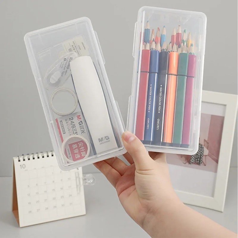 Kawaii Pencil Case Aesthetic Stationery Organizer Bag 7