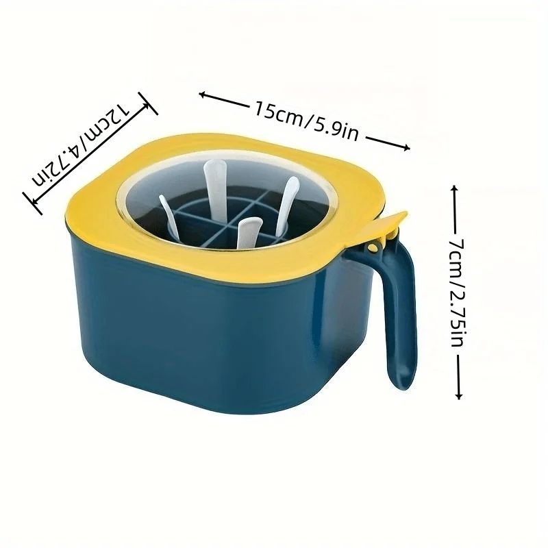 4 In 1 Seasoning Box With Lid And Spoons Large Capacity 9