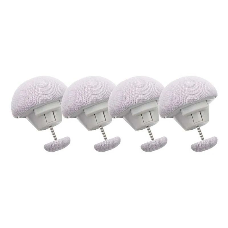 Mushroom Quilt Clips Non Slip Bed Sheet Fasteners Set 5