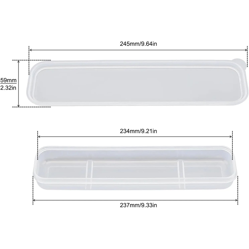 Portable Flatware Storage Case Travel Cutlery Organizer Box 1