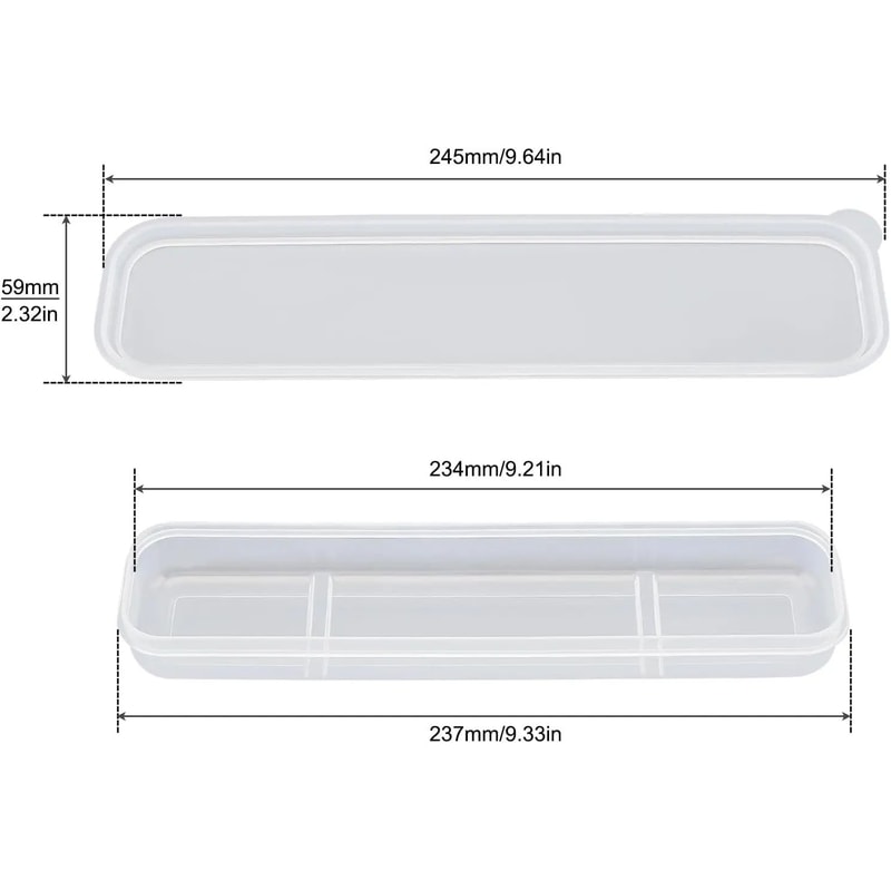 Portable Flatware Storage Case Travel Cutlery Organizer Box 1