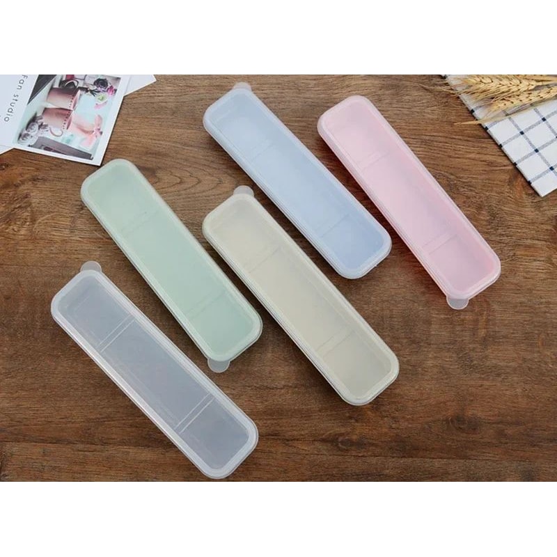 Portable Flatware Storage Case Travel Cutlery Organizer Box 4