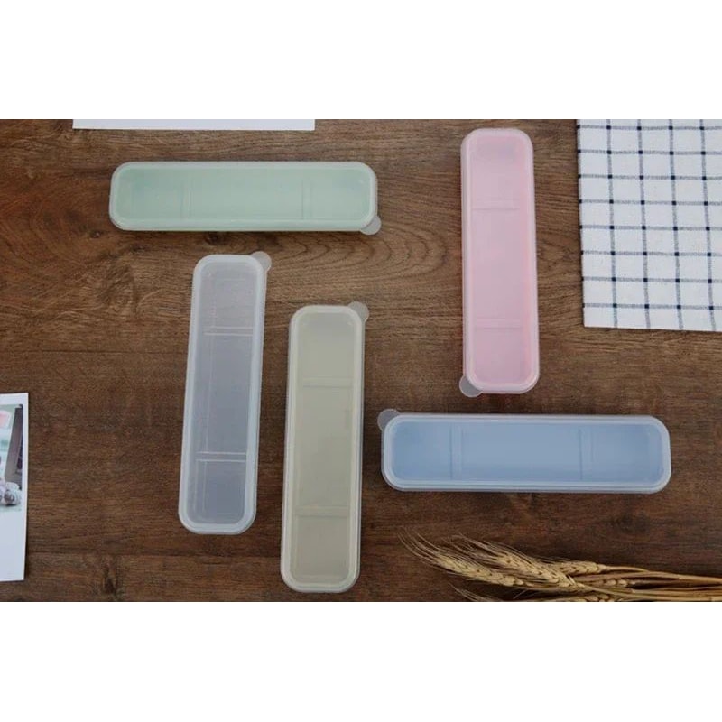 Portable Flatware Storage Case Travel Cutlery Organizer Box 5