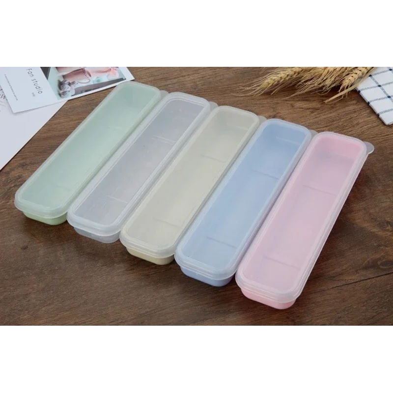 Portable Flatware Storage Case Travel Cutlery Organizer Box 6