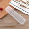 Portable Flatware Storage Case Travel Cutlery Organizer Box 12