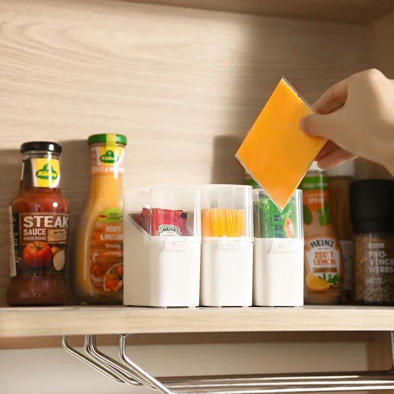 3 Piece Cheese Storage Box Set Refrigerator Food Organizer 2