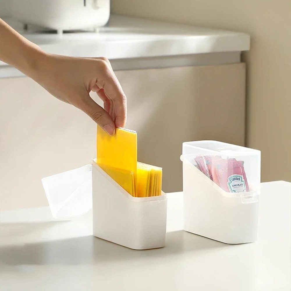 3 Piece Cheese Storage Box Set Refrigerator Food Organizer 3