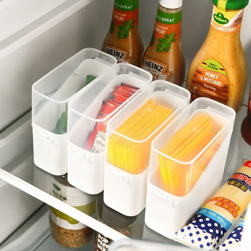 3 Piece Cheese Storage Box Set Refrigerator Food Organizer 4