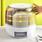 360 Rotating Grain Dispenser 6 Grid Rice Storage Container 3
