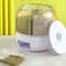 360 Rotating Grain Dispenser 6 Grid Rice Storage Container 6