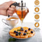 Diamond Glass Honey Dispenser With Stand 200ml Sauce Bottle 7