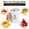 Garlic Storage Jar With Wooden Lid Ventilated Food Container 4