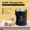 Garlic Storage Jar With Wooden Lid Ventilated Food Container 8
