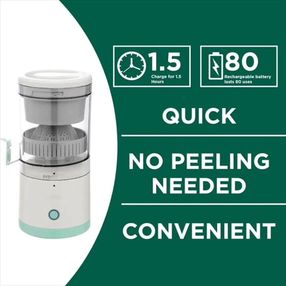 Portable Electric Citrus Juicer USB Rechargeable Orange Squeezer 11