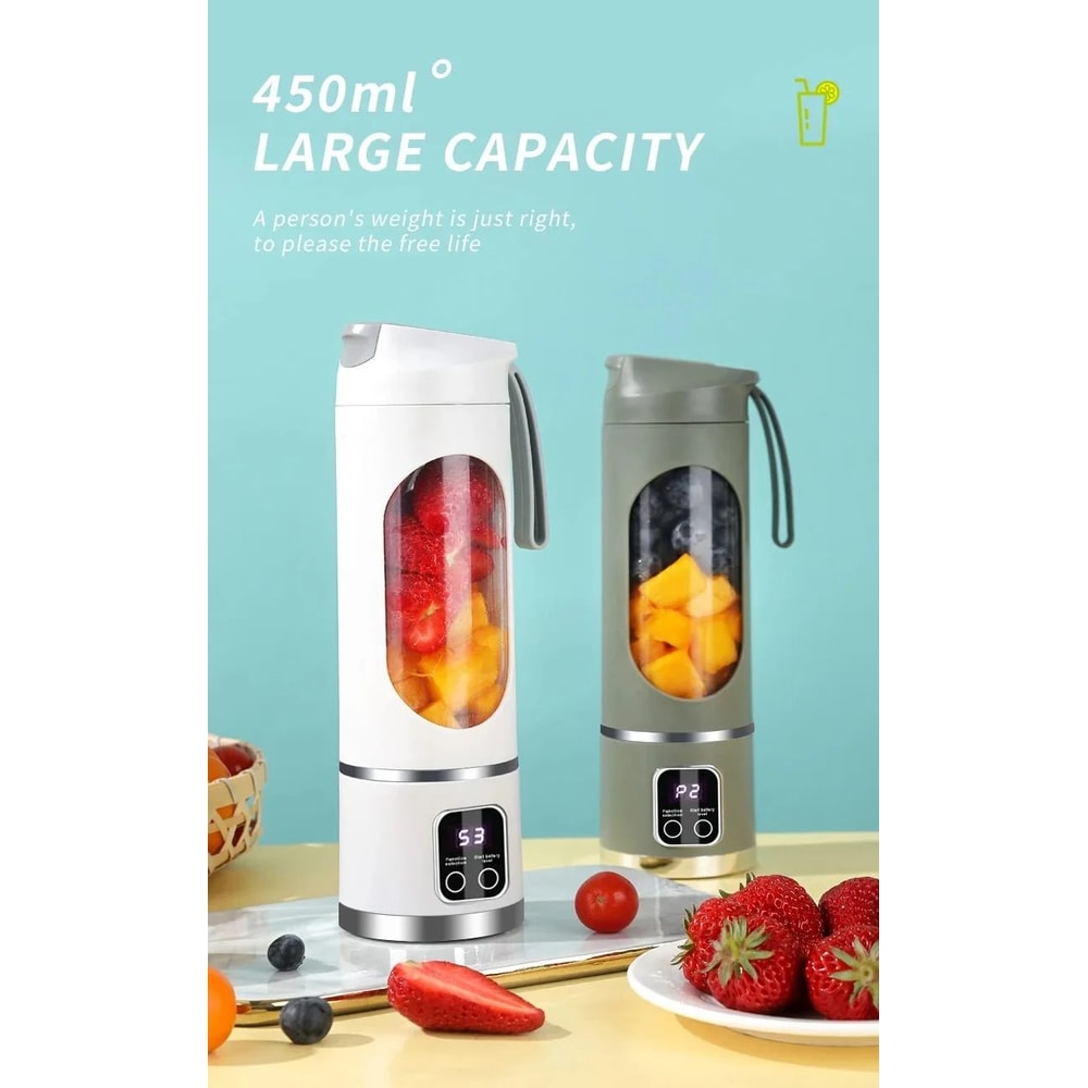 Mini Portable Blender Electric Juice Maker Smoothie Mixer 5