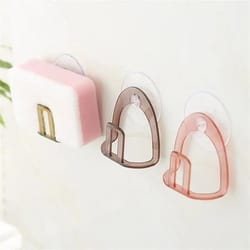 kitchen sink sponge holder suction cup drain rack organizer