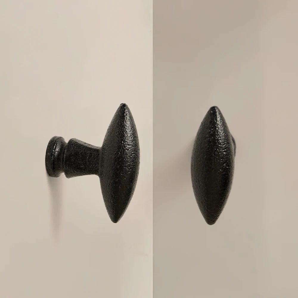Solid Brass Cabinet Handles Retro Black Drawer Knobs 3