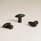 Solid Brass Cabinet Handles Retro Black Drawer Knobs 4