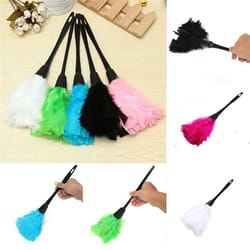 turkey feather duster anti static cleaning brush