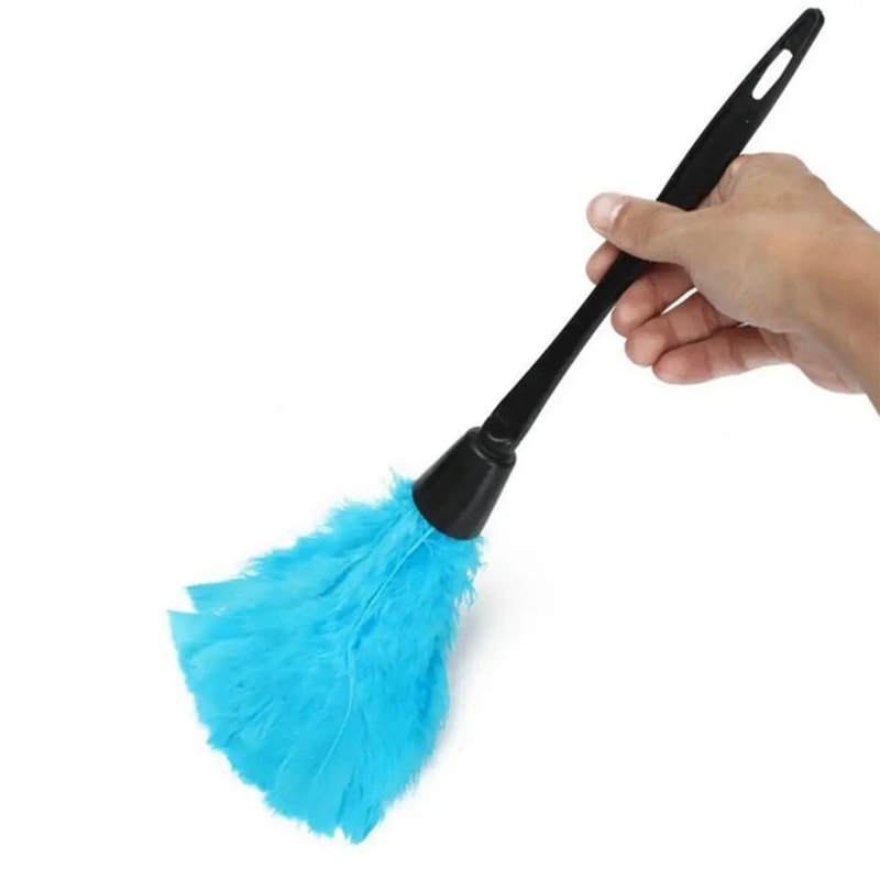 Turkey Feather Duster Anti Static Cleaning Brush 2