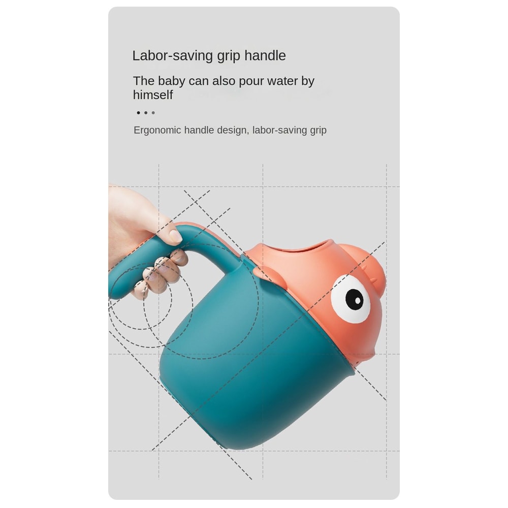 Baby Bath Rinse Cup Cute Shark Shower Water Scoop 10