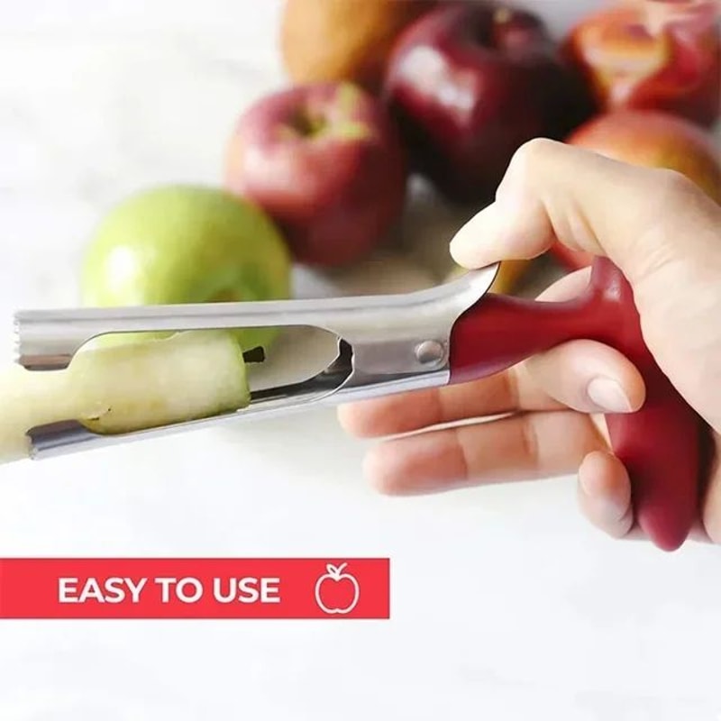 Stainless Steel Apple Corer Tool Fruit Seed Remover 9