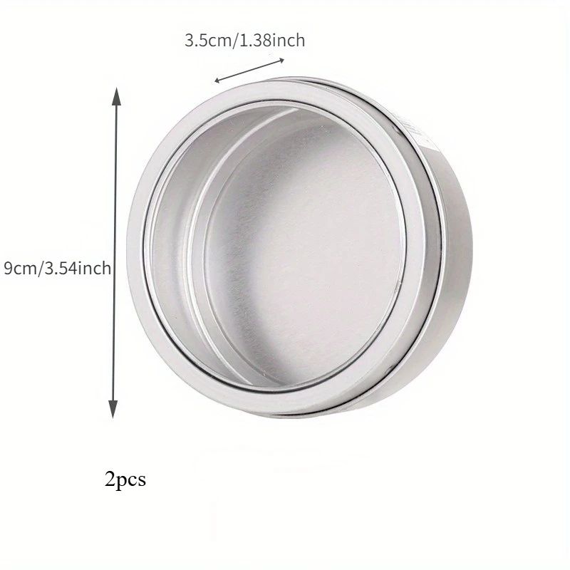 Magnetic Spice Storage Box With Transparent Lid Fridge Organizer 6