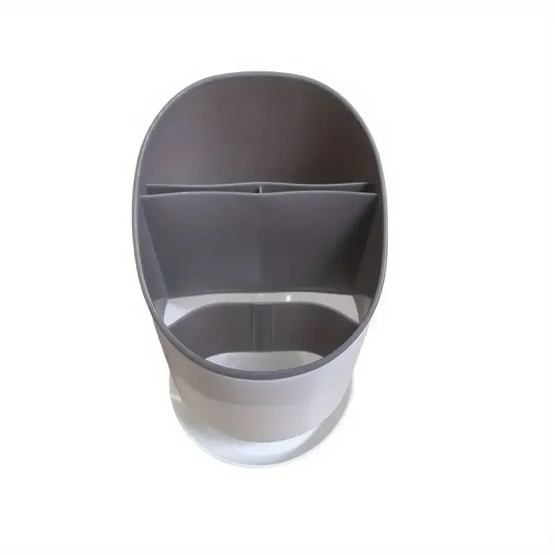 Chopstick Holder With Drain Plate Kitchen Utensil Storage Tube 9