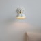 Modern LED Wall Lamp Floral Ceramic Bedside Light Fixture 3