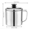 Bacon Grease Container With Strainer Kitchen Oil Storage Can 5