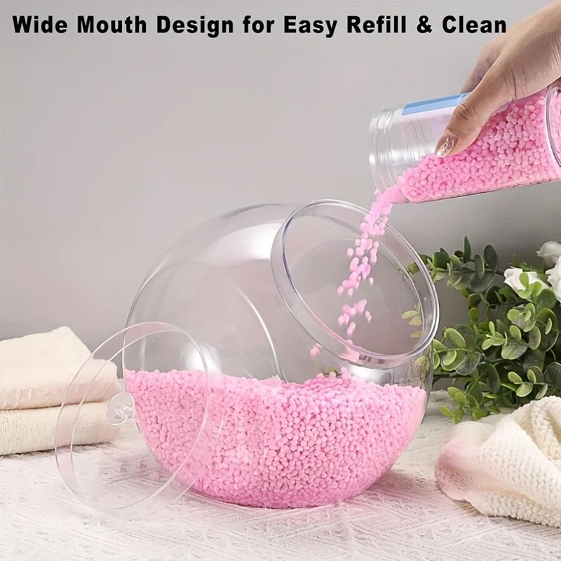 Laundry Pods Storage Container With Lid Wide Mouth Organizer 1