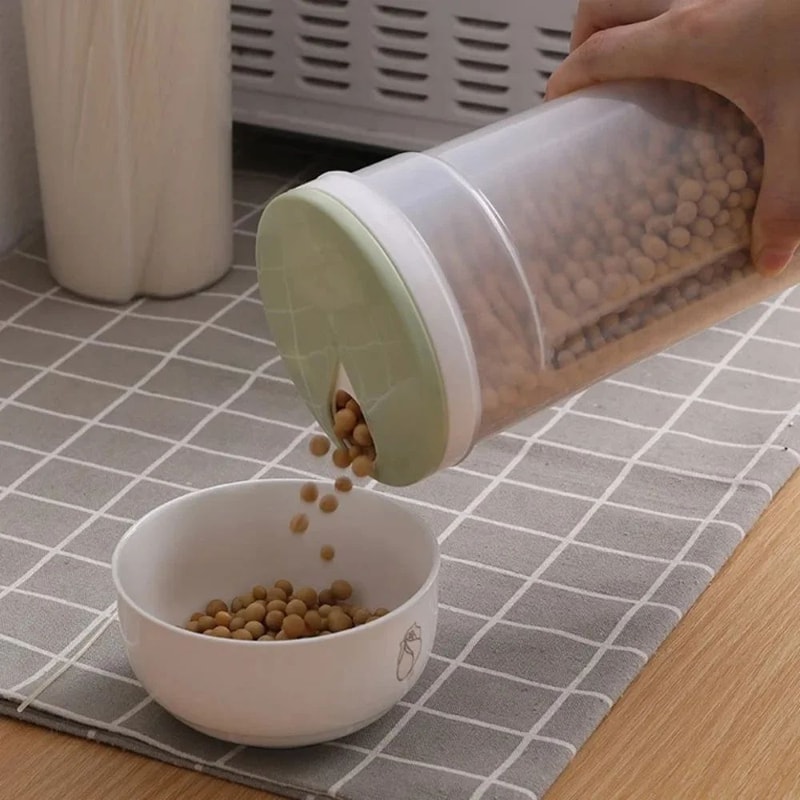 Airtight Food Storage Container Pasta And Grain Portion Jar 7