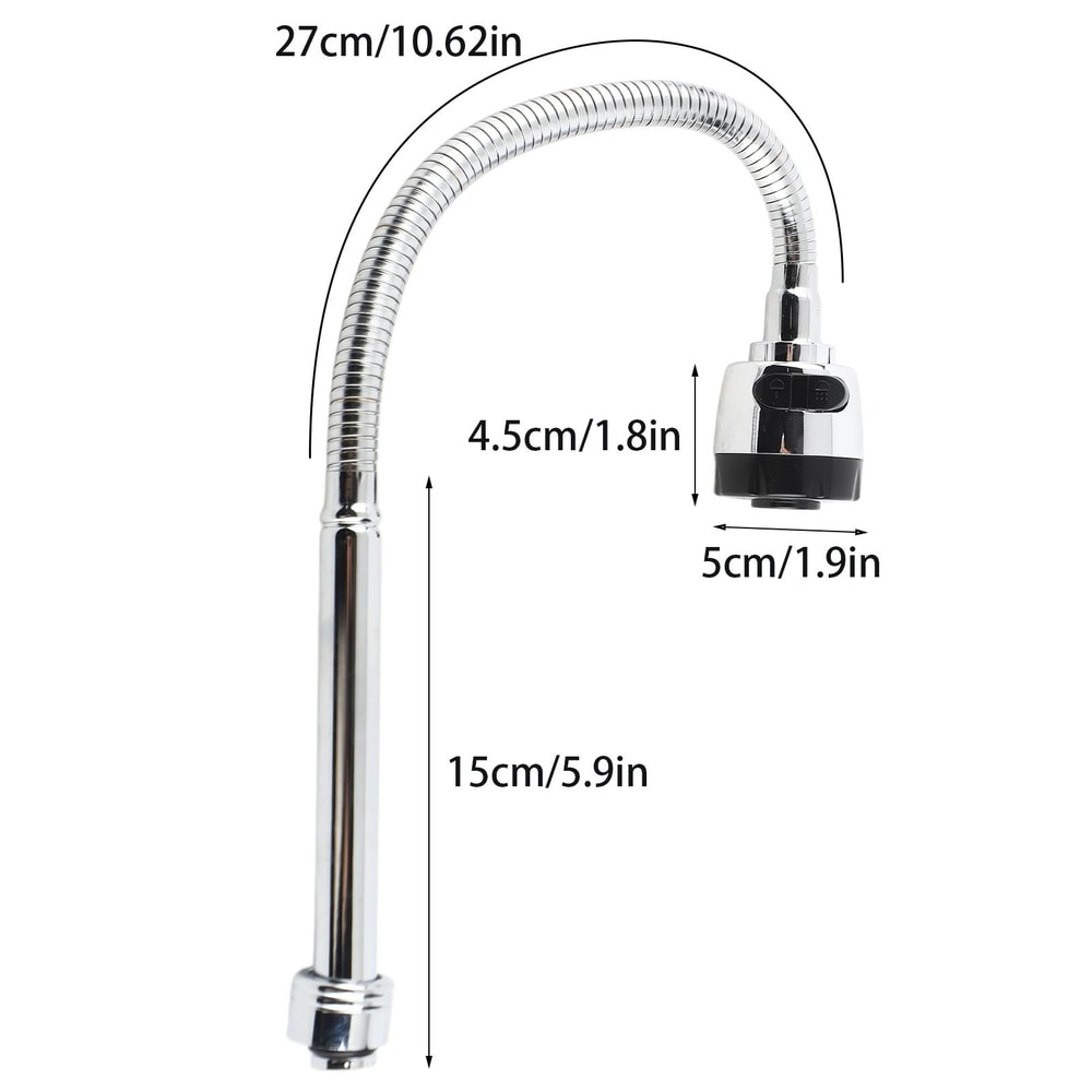 Stainless Steel Waterfall Faucet Chrome Finish Bathroom Tap 1