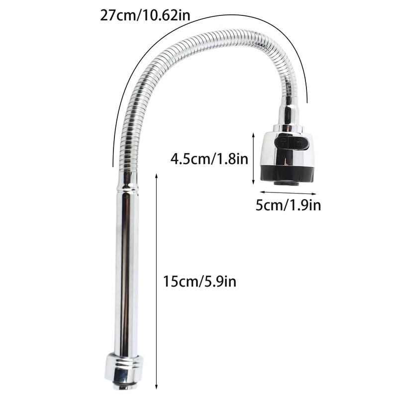 Stainless Steel Waterfall Faucet Chrome Finish Bathroom Tap 1