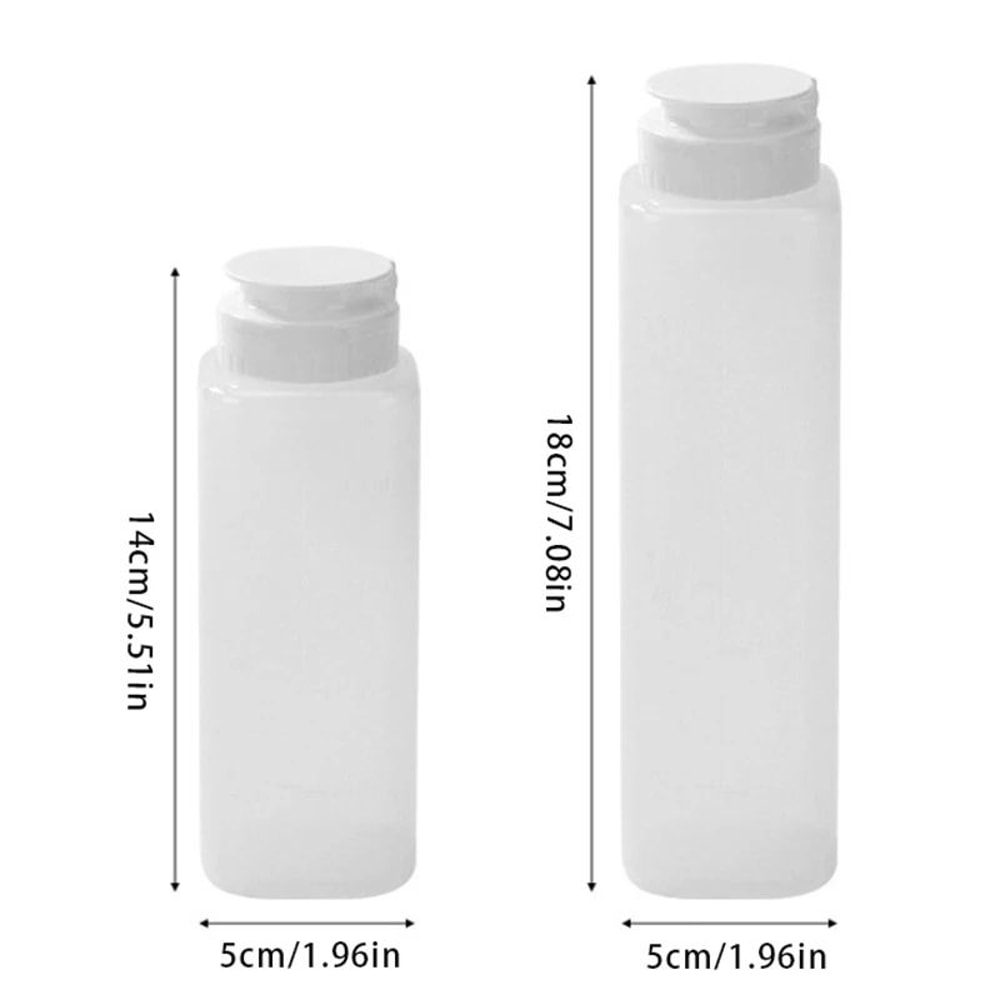 Clear Condiment Squeeze Bottle For Sauce And Dressing 5