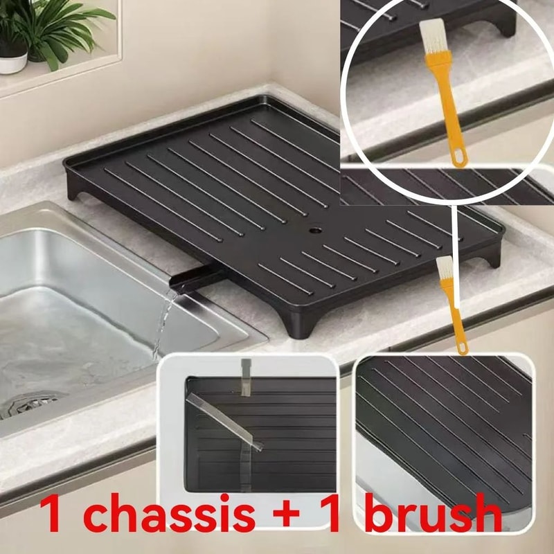 Heavy Duty Sink Base With Drain Board And Storage Rack 6