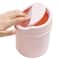 Mini Desktop Trash Can With Cover For Home And Office 0
