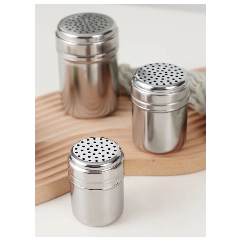 Stainless Steel Seasoning Jar With Rotating Cover 9