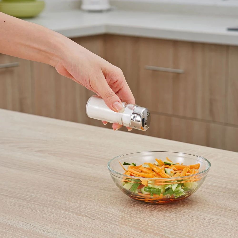 4 In 1 Seasoning Bottle Set With Rack And Dispensers 15