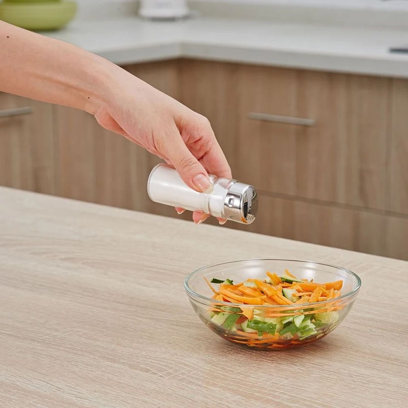 4 In 1 Seasoning Bottle Set With Rack And Dispensers 15