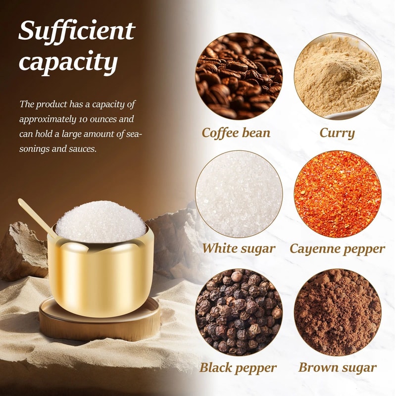 Stainless Steel Sugar Jar With Glass Lid And Spoon 2