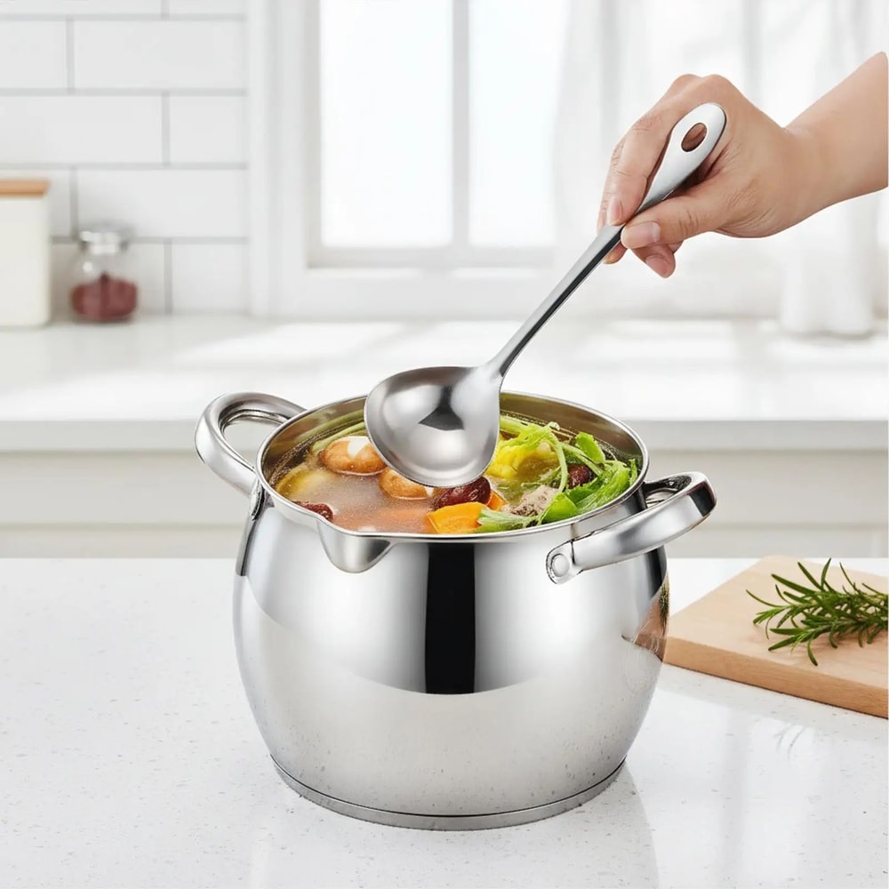 Stainless Steel Grease Container With Strainer Lid 11